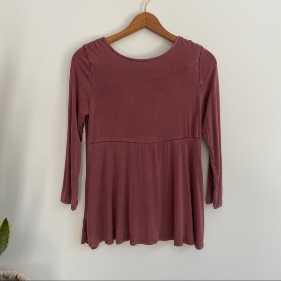 America eagle soft and sexy tie front swing top - Picture 5 of 8